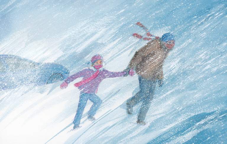 Buffalo Snow - Seeking Shelter - Pages 12 and 13