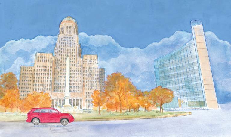 Max Meets the Mayor - City Hall at Niagara Square - Pages 2 and 3